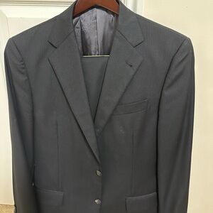 Joseph Abboud Black Pinstripe Suit (jacket and pants)